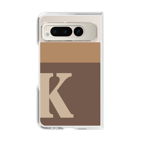 Clear Case［ Original - initial two tone - K brown ］