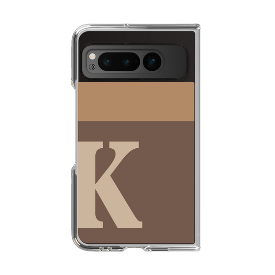Clear Case［ Original - initial two tone - K brown ］