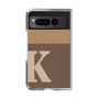 Clear Case［ Original - initial two tone - K brown ］