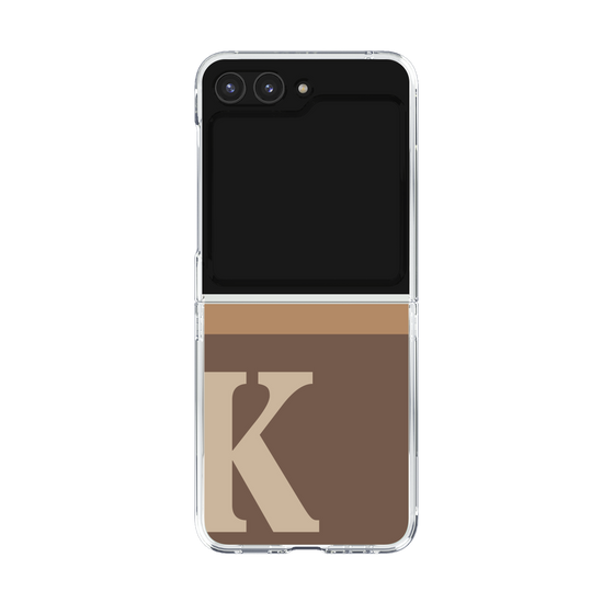 Clear Case［ Original - initial two tone - K brown ］