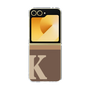 Clear Case［ オリジナル - initial two tone - K brown ］