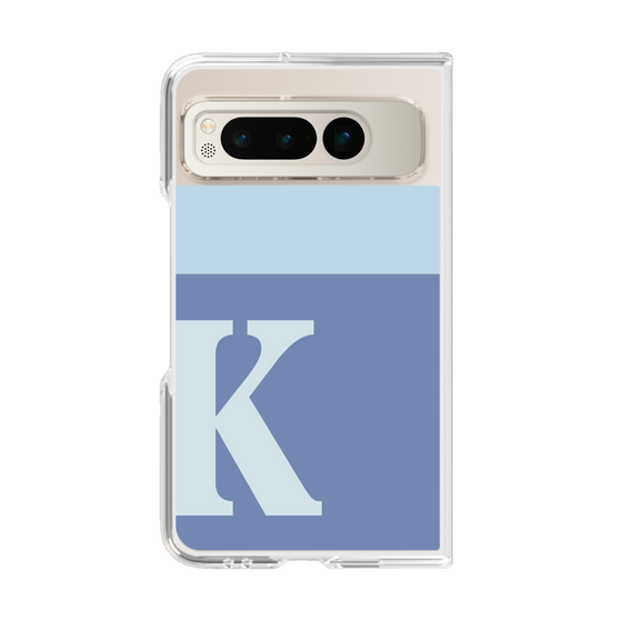 Clear Case［ Original - initial two tone - K blue ］