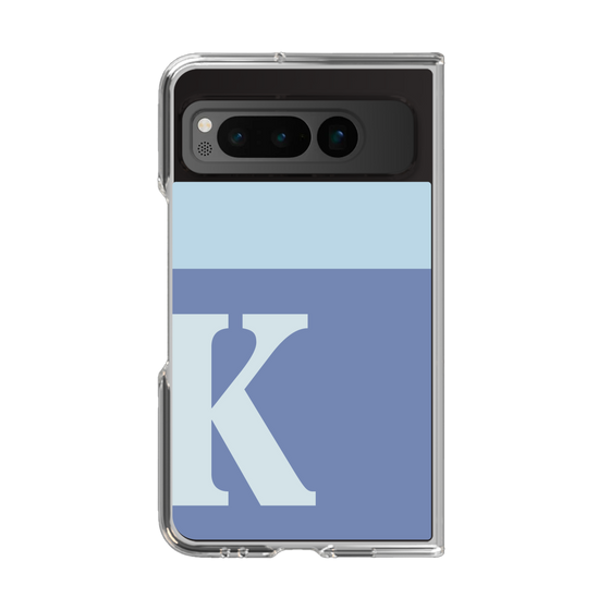 Clear Case［ Original - initial two tone - K blue ］