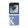 Clear Case［ オリジナル - initial two tone - K blue ］