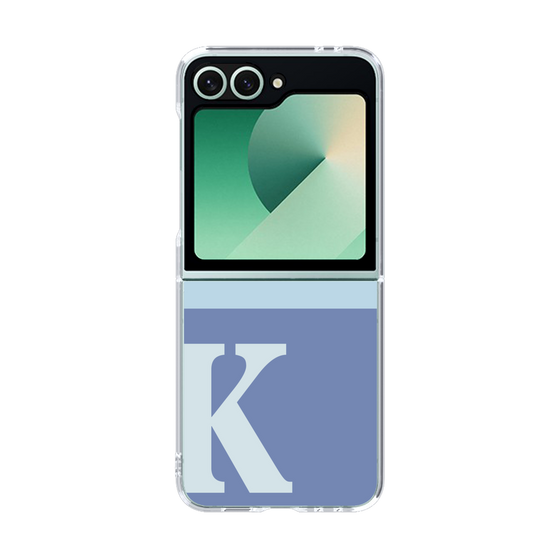 Clear Case［ オリジナル - initial two tone - K blue ］