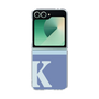 Clear Case［ オリジナル - initial two tone - K blue ］