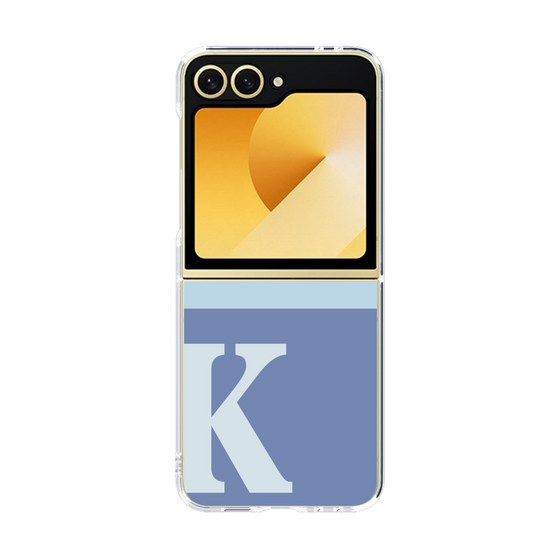 Clear Case［ オリジナル - initial two tone - K blue ］