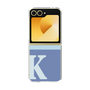 Clear Case［ オリジナル - initial two tone - K blue ］