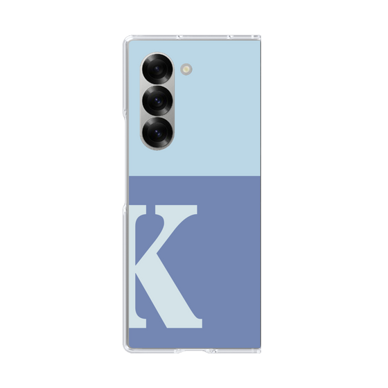 Clear Case［ オリジナル - initial two tone - K blue ］