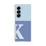 Clear Case［ オリジナル - initial two tone - K blue ］
