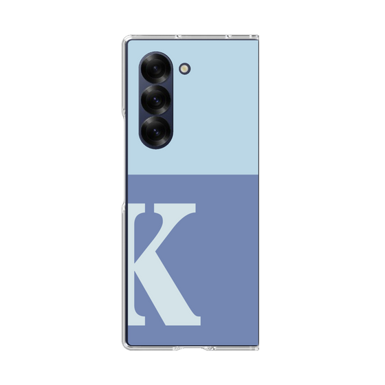 Clear Case［ オリジナル - initial two tone - K blue ］