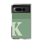 Clear Case［ Original - initial two tone - K green ］