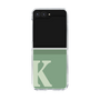 Clear Case［ Original - initial two tone - K green ］