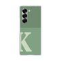 Clear Case［ オリジナル - initial two tone - K green ］