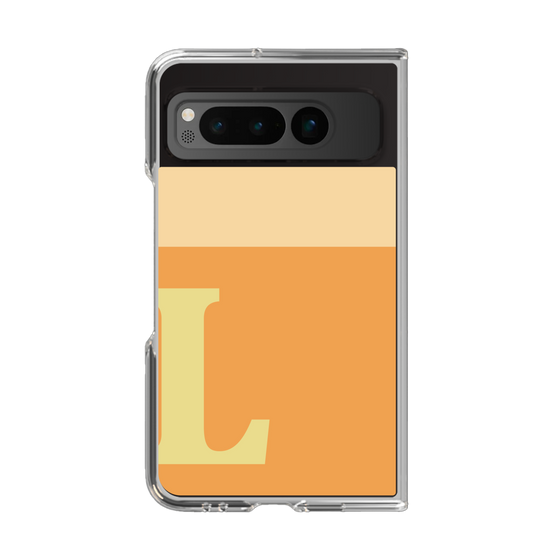 Clear Case［ Original - initial two tone - L orange ］