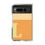 Clear Case［ Original - initial two tone - L orange ］