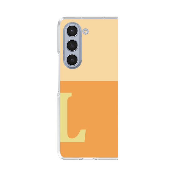 Clear Case［ Original - initial two tone - L orange ］