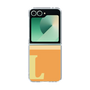 Clear Case［ オリジナル - initial two tone - L orange ］