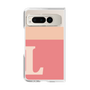 Clear Case［ Original - initial two tone - L pink ］