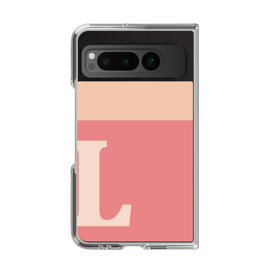 Clear Case［ Original - initial two tone - L pink ］
