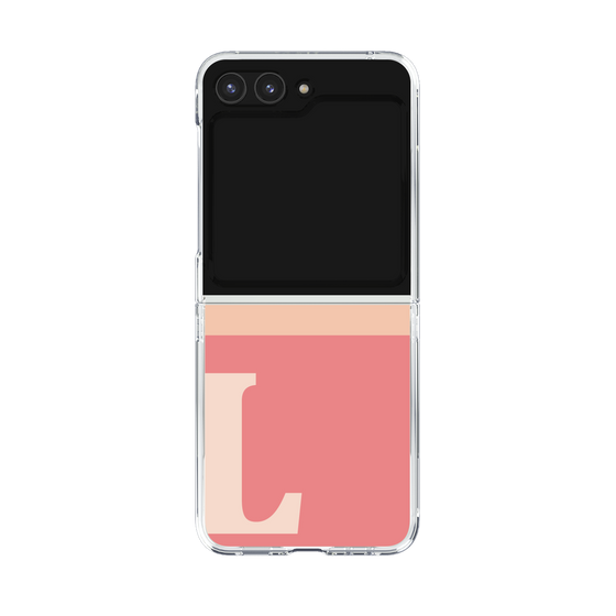 Clear Case［ Original - initial two tone - L pink ］