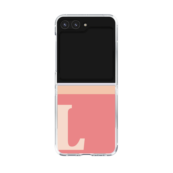 Clear Case［ Original - initial two tone - L pink ］
