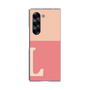 Clear Case［ オリジナル - initial two tone - L pink ］