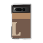 Clear Case［ Original - initial two tone - L brown ］
