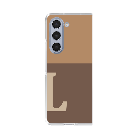 Clear Case［ Original - initial two tone - L brown ］