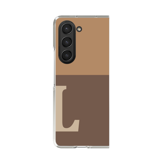 Clear Case［ Original - initial two tone - L brown ］
