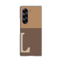 Clear Case［ オリジナル - initial two tone - L brown ］