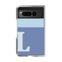 Clear Case［ Original - initial two tone - L blue ］