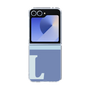 Clear Case［ オリジナル - initial two tone - L blue ］