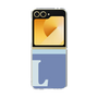 Clear Case［ オリジナル - initial two tone - L blue ］