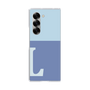 Clear Case［ オリジナル - initial two tone - L blue ］