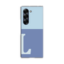 Clear Case［ オリジナル - initial two tone - L blue ］