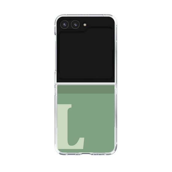 Clear Case［ Original - initial two tone - L green ］