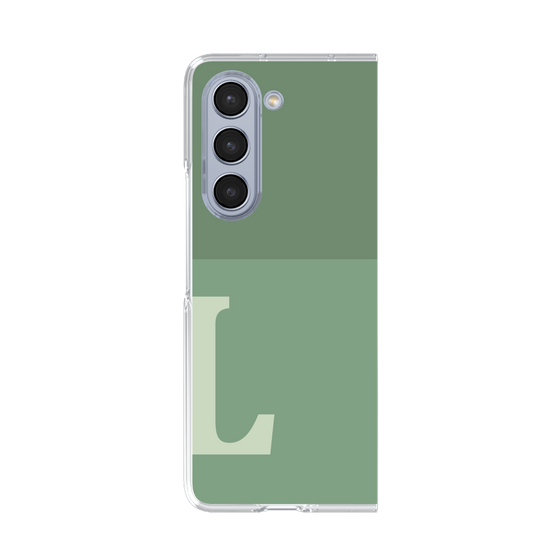 Clear Case［ Original - initial two tone - L green ］