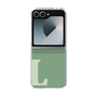 Clear Case［ オリジナル - initial two tone - L green ］