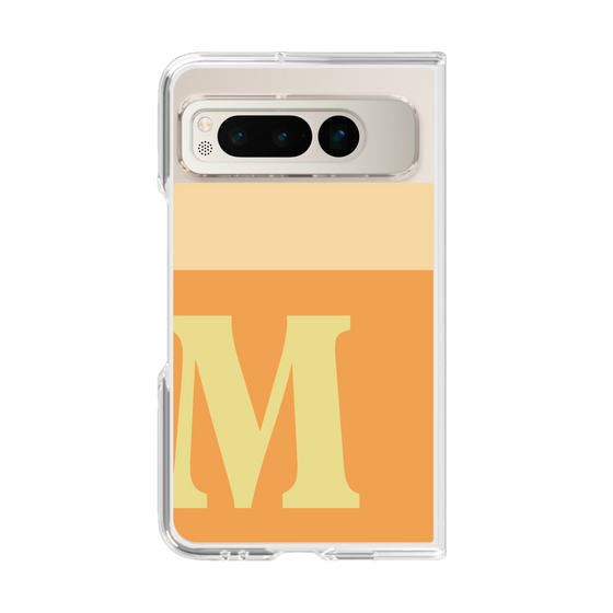 Clear Case［ Original - initial two tone - M orange ］