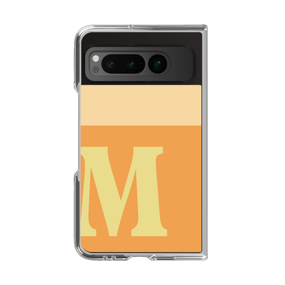 Clear Case［ Original - initial two tone - M orange ］