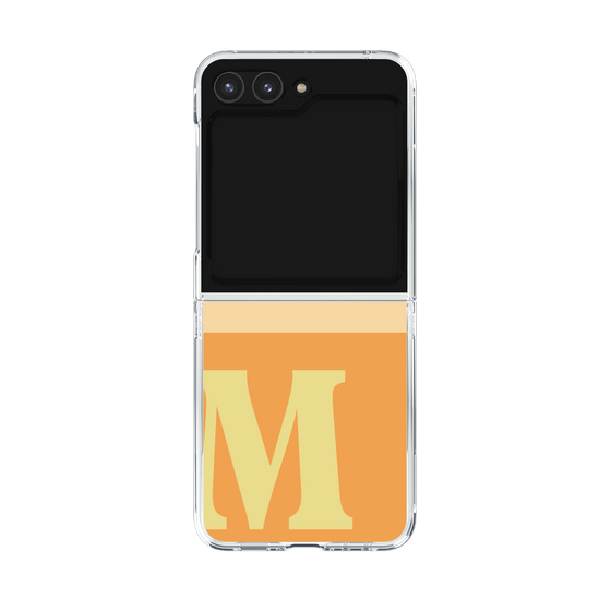 Clear Case［ Original - initial two tone - M orange ］