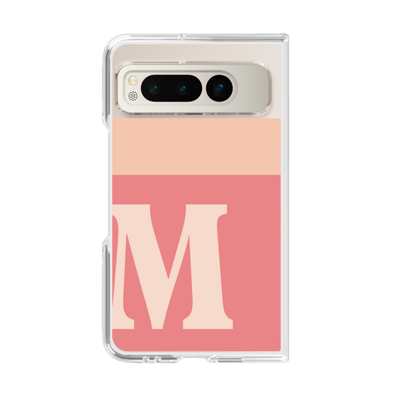 Clear Case［ Original - initial two tone - M pink ］