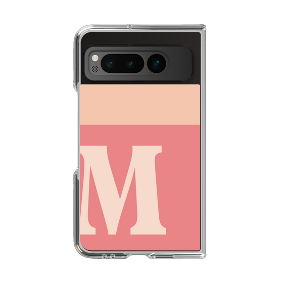 Clear Case［ Original - initial two tone - M pink ］