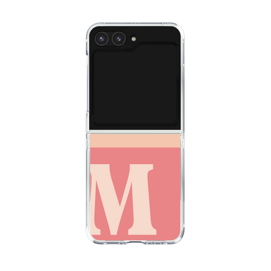 Clear Case［ Original - initial two tone - M pink ］