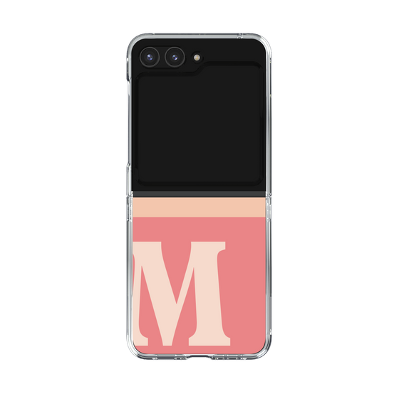 Clear Case［ Original - initial two tone - M pink ］