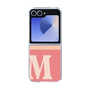 Clear Case［ オリジナル - initial two tone - M pink ］