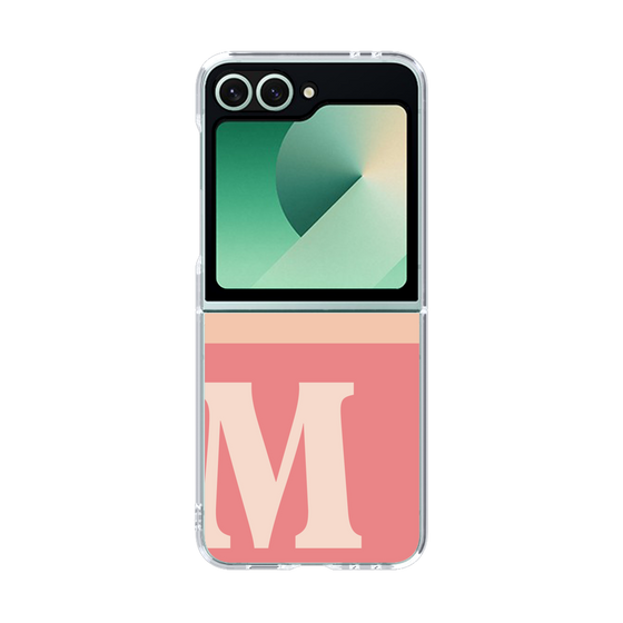 Clear Case［ オリジナル - initial two tone - M pink ］