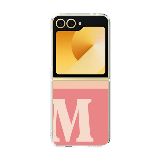 Clear Case［ オリジナル - initial two tone - M pink ］