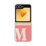 Clear Case［ オリジナル - initial two tone - M pink ］